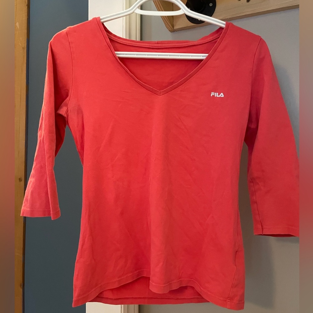 🎉 5/$20 FILA 3/4 sleeve top